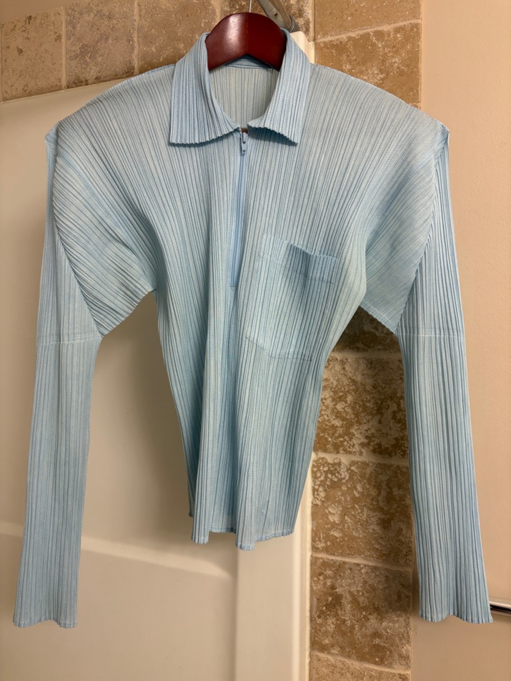 Pleats Please Issey Miyake Top. Size Large to XLarge